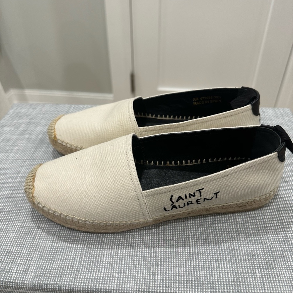 YSL espadrilles cream/white LIKE NEW